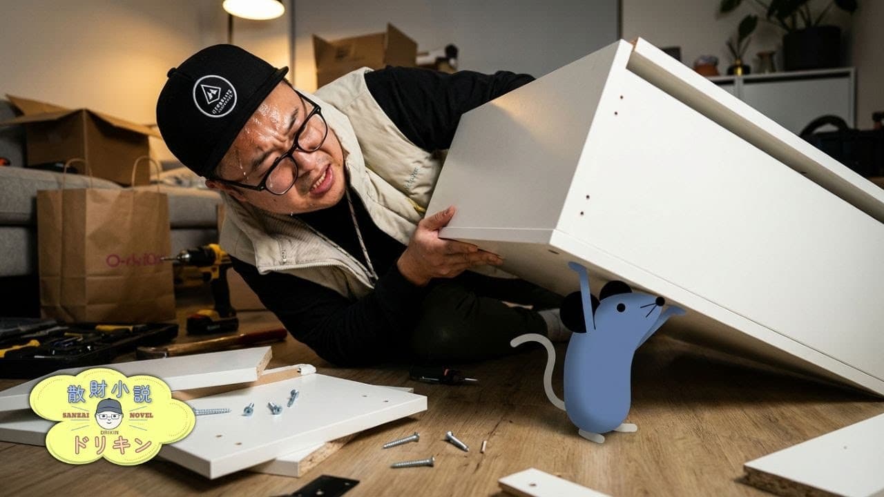 朝カフェとダイソー散財、IKEAの棚「VIHALS」でついに玄関周りが完成！ ep3073