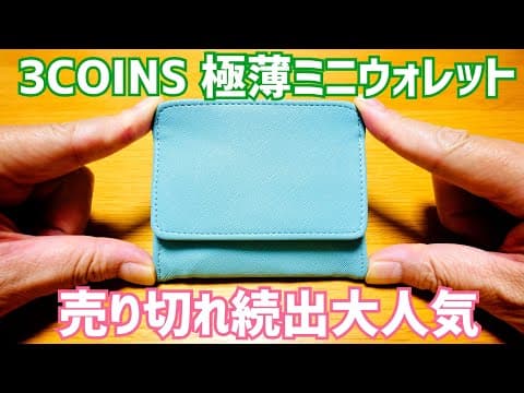 スリコで550円！キャッシュレス派は満足できるのか？1ヶ月使ってみたのでメリット/デメリット正直レビュー！【極薄ミニウォレット】