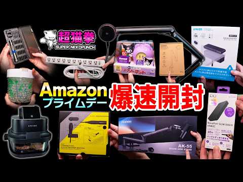 【爆速開封】Amazonプライムデーで届いた商品を即レビュー！ガチで買って良かった当たりがコレ [超猫拳]