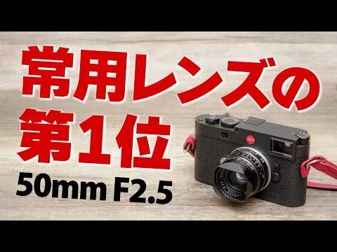 ライカ常用レンズではナンバーワン LEICA SUMMARIT-M f2.5/50mm + SQUAREHOOD スクエアフードでさらに愛せる標準レンズ
