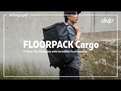 どこへ行くにもこれ一つ。大容量×独自機能満載の3階建てバックパック「FLOORPACK Cargo」を作りました。【drip】